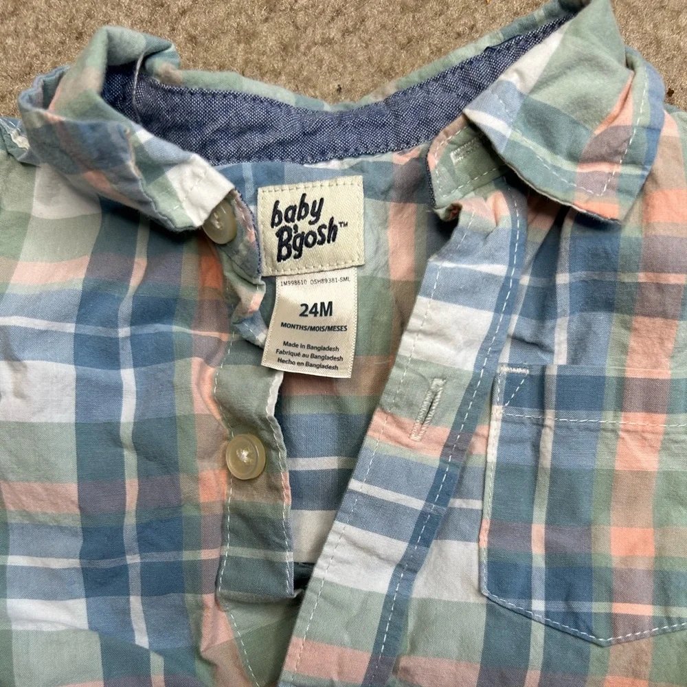 Oshkosh B’Gosh Checkered Bodysuit 24Months